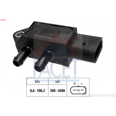 FACET 10.3403 Barometrischer Drucksensor - Höhenanpassung FACET 10.3403 Barometrischer Drucksensor - Höhenanpassung