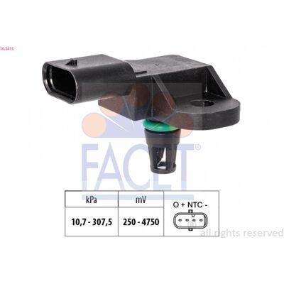 FACET 10.3415 Barometrischer Drucksensor - Höhenanpassung FACET 10.3415 Barometrischer Drucksensor - Höhenanpassung