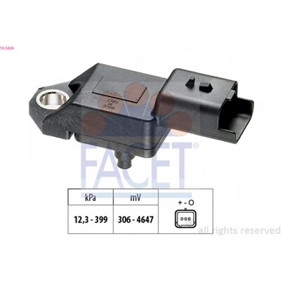 FACET 10.3426 Drucksensor - Höhenanpassung FACET 10.3426 Drucksensor - Höhenanpassung