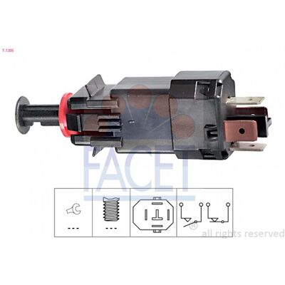 FACET Remlichtschalter - Modell 7.1205 - Mechanisch, Italienisch, Opel/Suzuki/Subaru FACET Remlichtschalter - Modell 7.1205 - Mechanisch, Italienisch, Opel/Suzuki/Subaru