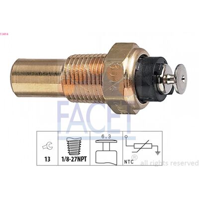 Facet Kühlmitteltemperatursensor Facet Kühlmitteltemperatursensor