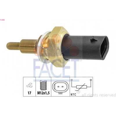 FACET Modell 7.3405 Kühlmitteltemperatursensor - sensor FACET Modell 7.3405 Kühlmitteltemperatursensor - sensor