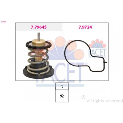 FACET 92 Wasserthermostat mit Dichtung - Thermostat FACET 92 Wasserthermostat mit Dichtung - Thermostat