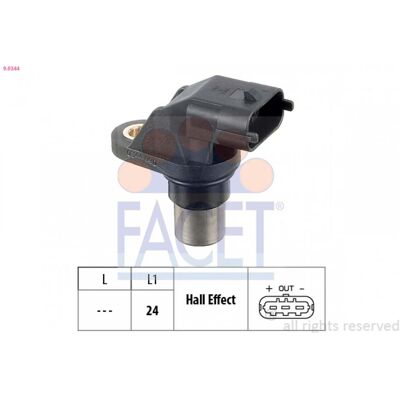 FACET 9.0344 Drehzahlsensor - OE-Äquivalent für Volvo, Fiat, Mini, Honda, Opel, Ford FACET 9.0344 Drehzahlsensor - OE-Äquivalent für Volvo, Fiat, Mini, Honda, Opel, Ford