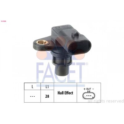 FACET 9.0388 Nockenwellensensor - Nockenwellenpositionssensor FACET 9.0388 Nockenwellensensor - Nockenwellenpositionssensor