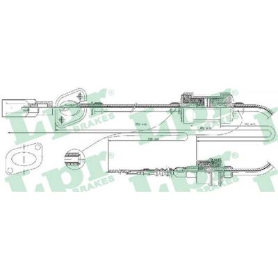 LPR C0070C - Kupplungsseil für Fiat Punto, Lancia Y LPR C0070C - Kupplungsseil für Fiat Punto, Lancia Y