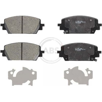 A.B.S. - 35383 - Genesis G80 - Kia Sorento - Bremsbelagsatz A.B.S. - 35383 - Genesis G80 - Kia Sorento - Bremsbelagsatz