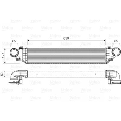 VALEO 817760 Intercooler - Aluminium für Mercedes-Benz C-Klasse, CLK VALEO 817760 Intercooler - Aluminium für Mercedes-Benz C-Klasse, CLK