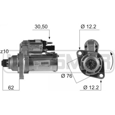 ERA Starter 220448A - Starter für Volkswagen, Audi, Seat ERA Starter 220448A - Starter für Volkswagen, Audi, Seat