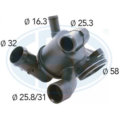ERA 350449A Wasserthermostat - Thermostat - VW, Audi, Seat, Skoda ERA 350449A Wasserthermostat - Thermostat - VW, Audi, Seat, Skoda