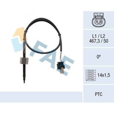 FAE - 68071 - Abgastemperatur - Mercedes-Benz Sprinter 3.5-T - Sensor FAE - 68071 - Abgastemperatur - Mercedes-Benz Sprinter 3.5-T - Sensor