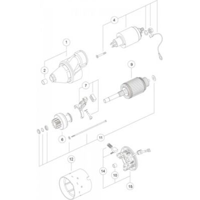 Starter MAHLE ORIGINAL MS 414 Starter MAHLE ORIGINAL MS 414