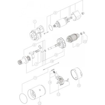 Starter MAHLE ORIGINAL MS 292 Starter MAHLE ORIGINAL MS 292