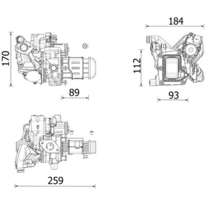 MAHLE CE 42 000P EGR Kühler - Abgasrückführungskühler MAHLE CE 42 000P EGR Kühler - Abgasrückführungskühler