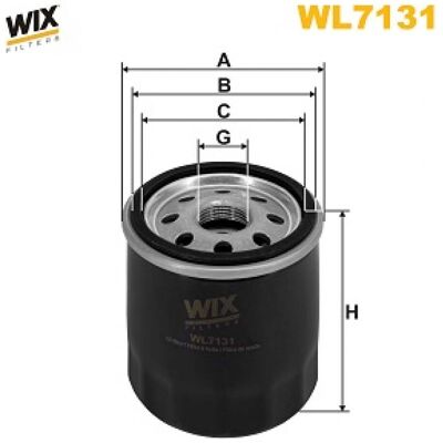 Ölfilter WIX FILTERS WL7131 Ölfilter WIX FILTERS WL7131
