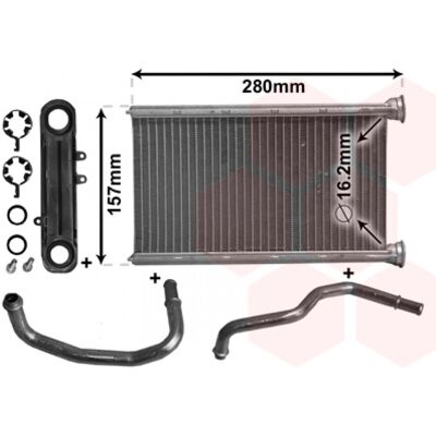 VAN WEZEL 21006069 Kühler - Aluminiumgitter - IR PLUS VAN WEZEL 21006069 Kühler - Aluminiumgitter - IR PLUS