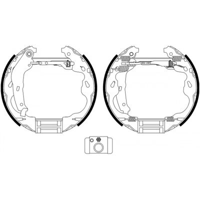 Textar Modell 84064502 Bremsbackensatz - Bremssystem Textar Modell 84064502 Bremsbackensatz - Bremssystem