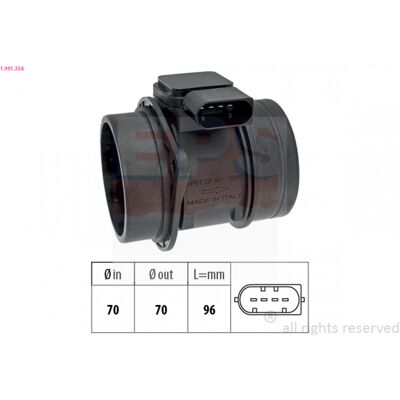 EPS 1.991.358 Luftmassenmesser - Luftmengenmesser EPS 1.991.358 Luftmassenmesser - Luftmengenmesser