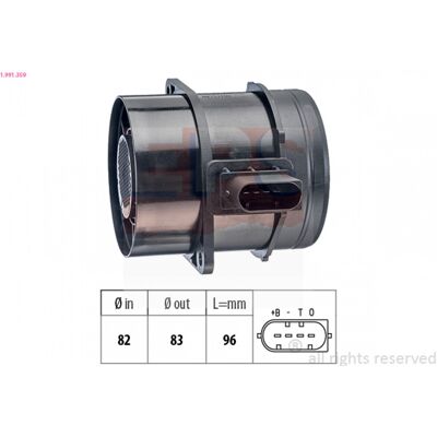 EPS 1.991.359 Luftstromsensor - OE-Äquivalent EPS 1.991.359 Luftstromsensor - OE-Äquivalent