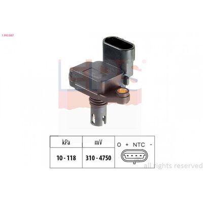 FACET 1.993.087 Luftdrucksensor - Höhenanpassung FACET 1.993.087 Luftdrucksensor - Höhenanpassung