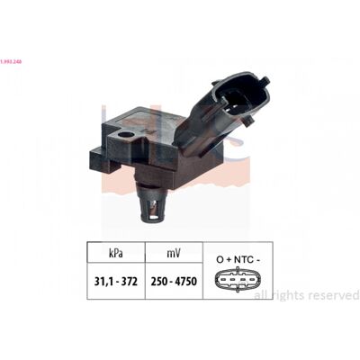 Volvo 1.993.248 Luftdrucksensor - Höhenanpassung Volvo 1.993.248 Luftdrucksensor - Höhenanpassung