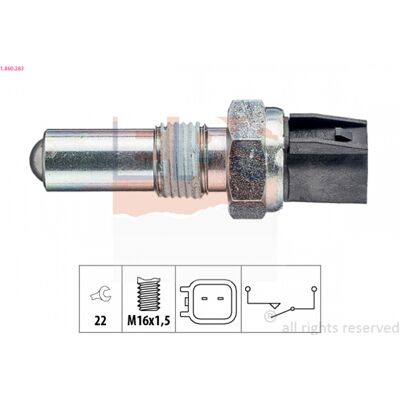 Ford Rücklichschalter - M16x1,5 - Italien Ford Rücklichschalter - M16x1,5 - Italien