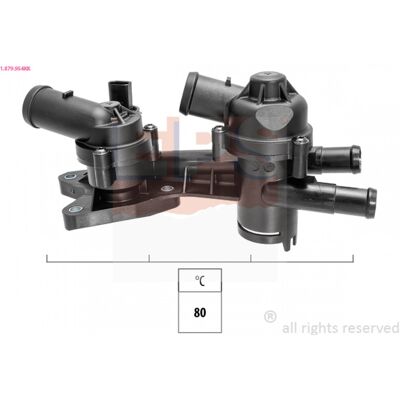 EPS 1.879.954KK Thermostat - Wasser für VW Golf 6, Polo V, Golf 5, A1, Ibiza 4 EPS 1.879.954KK Thermostat - Wasser für VW Golf 6, Polo V, Golf 5, A1, Ibiza 4