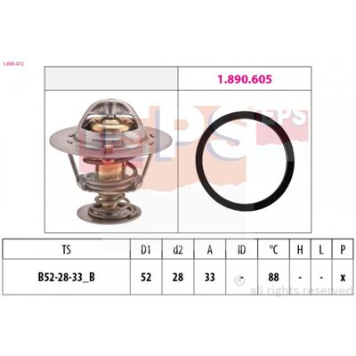 EPS 1.880.412 Thermostat - Thermostat EPS 1.880.412 Thermostat - Thermostat