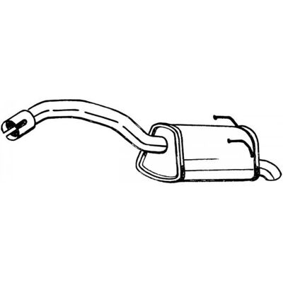 BOSAL 148-203 Hinterer Schalldämpfer für FIAT Panda III BOSAL 148-203 Hinterer Schalldämpfer für FIAT Panda III