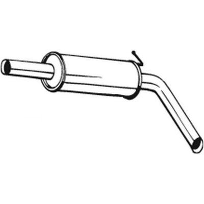 BOSAL 220-107 Mittelschalldämpfer - Abgasschalldämpare BOSAL 220-107 Mittelschalldämpfer - Abgasschalldämpare