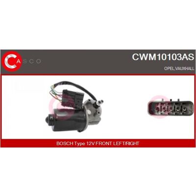 Casco CWM10103AS Wischermotor - vorne links/rechts Casco CWM10103AS Wischermotor - vorne links/rechts