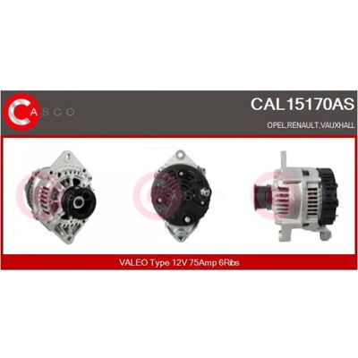 CASCO CAL15170AS - Lichtmaschine CASCO CAL15170AS - Lichtmaschine
