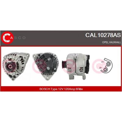 CASCO CAL10278AS - Lichtmaschine OEM-Nummern CASCO CAL10278AS - Lichtmaschine OEM-Nummern