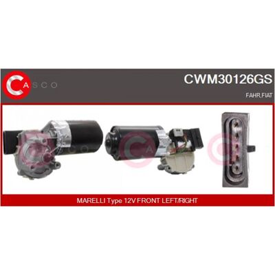 Casco CWM30126GS - Wischermotor Casco CWM30126GS - Wischermotor