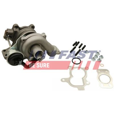 Fast FT63555 Turbolader - Luftgekühlter Abgasturbolader mit Dichtungen für Peugeot, Citroën, Fiat Fast FT63555 Turbolader - Luftgekühlter Abgasturbolader mit Dichtungen für Peugeot, Citroën, Fiat