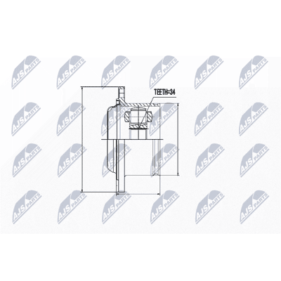 NTY NPW-VW-006 - Gelenksatz für Audi & VW - Vorderachse NTY NPW-VW-006 - Gelenksatz für Audi & VW - Vorderachse
