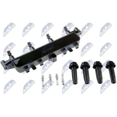 Abakus ECZ-PE-000 Zündspule für Citroën & Peugeot - Schwarz - 4 Kontakte Abakus ECZ-PE-000 Zündspule für Citroën & Peugeot - Schwarz - 4 Kontakte