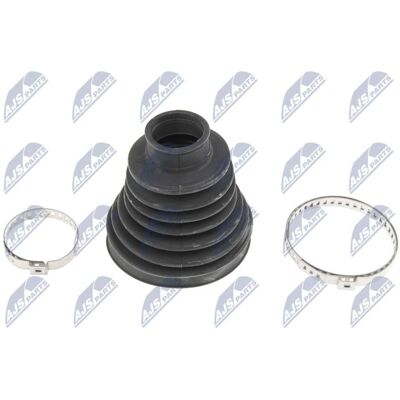 Volkswagen VW Multivan Transporter Vorderachse Manschette-Set - Gummi, Klemmen Volkswagen VW Multivan Transporter Vorderachse Manschette-Set - Gummi, Klemmen