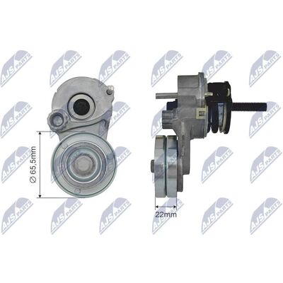 NTY Spannrolle, Keilrippenriemen - Automatisch, 63mm, OEM-Qualität NTY Spannrolle, Keilrippenriemen - Automatisch, 63mm, OEM-Qualität