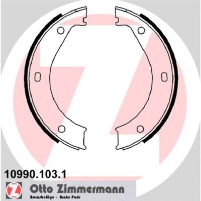 Bremsbackensatz, Feststellbremse ZIMMERMANN 10990.103.1 Bremsbackensatz, Feststellbremse ZIMMERMANN 10990.103.1