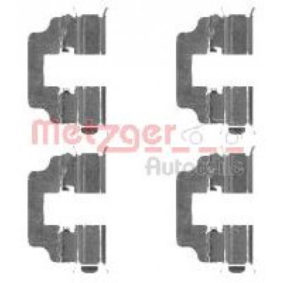 Metzger 109-1750 Bremsbeläge Zubehörsatz - Hinter- und Vorderachse Metzger 109-1750 Bremsbeläge Zubehörsatz - Hinter- und Vorderachse