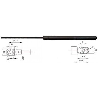 Metzger Modell 2110266 Gasfeder für BMW 3er Metzger Modell 2110266 Gasfeder für BMW 3er