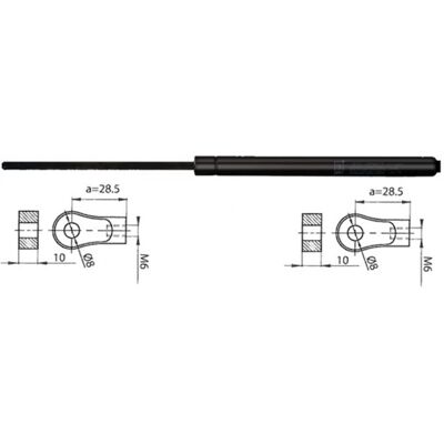 Metzger 2110405 Gasfeder Motorhaube für Audi A4 B5 Metzger 2110405 Gasfeder Motorhaube für Audi A4 B5