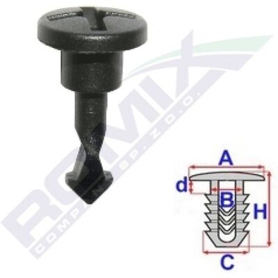 ROMIX ROM C60604 - Wandverkleidungsclips ROMIX ROM C60604 - Wandverkleidungsclips