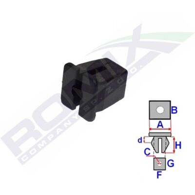 ROMIX ROM C70115 - Clips zur Befestigung von Verkleidungen ROMIX ROM C70115 - Clips zur Befestigung von Verkleidungen