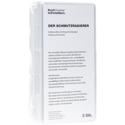 Schwamm KOCH Schmutzradierer 5pcs Schwamm KOCH Schmutzradierer 5pcs