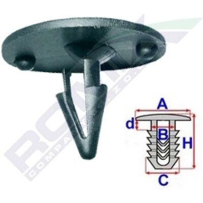 ROMIX Motorabdeckung Befestigungselement - Motorabdeckung - Motorabdeckungskomponente ROMIX Motorabdeckung Befestigungselement - Motorabdeckung - Motorabdeckungskomponente