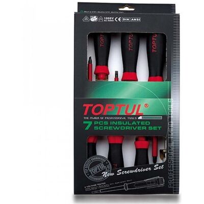 TOPTUL Schraubenzieher-Set - PH1X100, PH2X100, PH3X150, SL 4X100 TOPTUL Schraubenzieher-Set - PH1X100, PH2X100, PH3X150, SL 4X100
