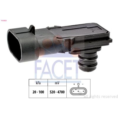 Sensor, Ladedruck FACET 10.3023 Sensor, Ladedruck FACET 10.3023