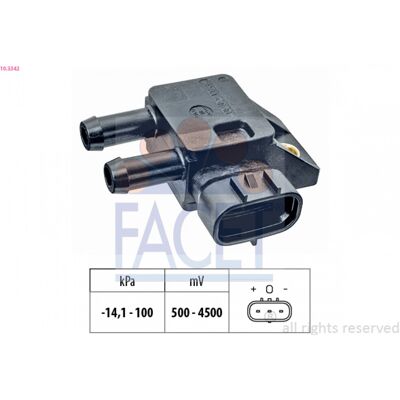 FACET 10.3342 Abgasdrucksensor FACET 10.3342 Abgasdrucksensor